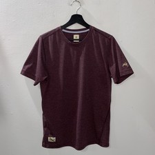 Tracksmith Men’s Horizon Tee Running Active Gym Short Sleeve Shirt Medium Red