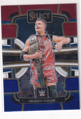 2024 Panini Select WWE #44 Grayson Waller Red and Blue