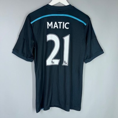 CHELSEA 2014 2015 THIRD FOOTBALL SHIRT SOCCER JERSEY #21 MATIC ADIDAS SIZE M