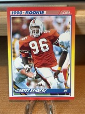 1990 Score Football NCAA Miami Hurricanes Cortez Kennedy Rookie Card #299. rookie card picture