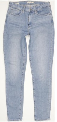 Levi's 721 Blau Skinny Slim Stretch Jeans High Waisted W29 L30 (95415)