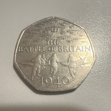 Battle of Britain 50p Fifty Pence Coin 2015 "1940" Elizabeth II