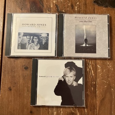 Howard Jones CD Lot Human's Lib German Target + Cross That Line & To One