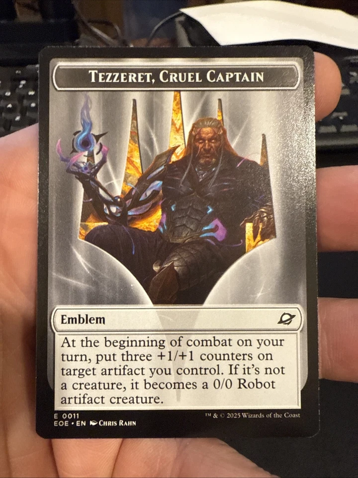 Tezzeret, Cruel Captain Edge of Eternities Regular NM 0002 w/Emblem - Image 3 of 4