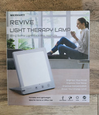 New Revive Light Therapy Lamp  Improve Sleep  Boost Mood  USB