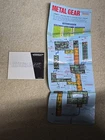 Metal Gear nes manual And Map ONLY