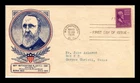 DR JIM STAMPS US COVER RUTHERFORD B HAYES PRESIDENTIAL SERIES FDC SCOTT 824