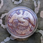 2022 Colored  1oz .999 Silver BU Perth Mint Chinese Phoenix Coin.  only 2 made!