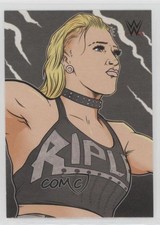 2021 Topps WWE NXT Migs Media Illustrations Rhea Ripley #MM-6 2qw