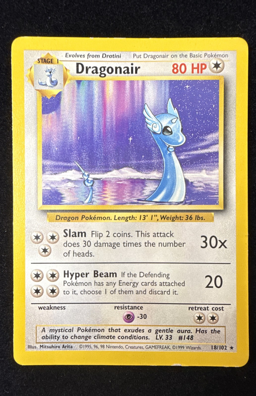 Dragonair - Base Set - #18 - Pokemon TCG - LP