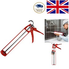 Compact Hand-Powered Caulking Gun with Hexagon Rod for Ultimate Precision