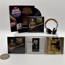    ZURU Mini Brands VINYL Series- LOT of 4  headphones. STING ALBUM COLLECTION