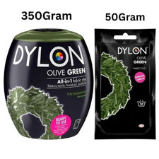 Dylon Washing Machine / Hand Fabric & Clothes Dye Pod 350g Powder 22 Colours