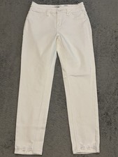 KanCan Jeans Womens 28 White Denim High Rise Skinny Ankle Stretch Cotton Blend