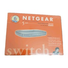 NETGEAR FS605 5-Port 10/100 Fast Ethernet Switch - Brand NEW and SEALED 