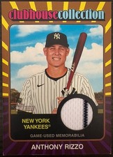 2024 Heritage High Number Clubhouse Collection Relics Gold #71/99 Anthony Rizzo