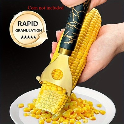 Corrosion-Resistant Rust-Proof Lightweight Versatile Stainless Steel Corn Peeler
