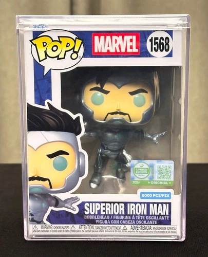 Funko Pop Marvel - Superior Iron Man #1568 Ultra LE 5000 PCS - Sealed Hard Stack