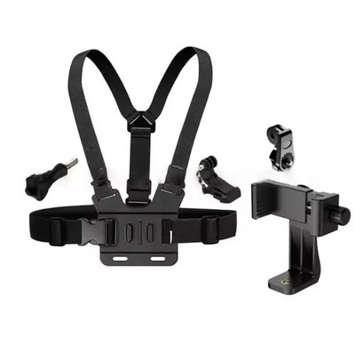 Sale Video Live Mobile Phone Chest Mount Harness Strap Holder Cell Phone Clip
