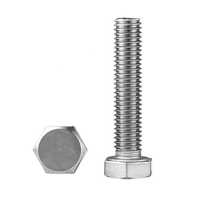 4 PCS M101.25 Pitch x 80mm Fine Thread Metric Hex Bolts 304 Stainless Steel