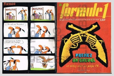 FORMEL 1 (Tapfere Herzen) 1974 Nr. 21 mit POSTER SERGE MAURY / PIONIER 9