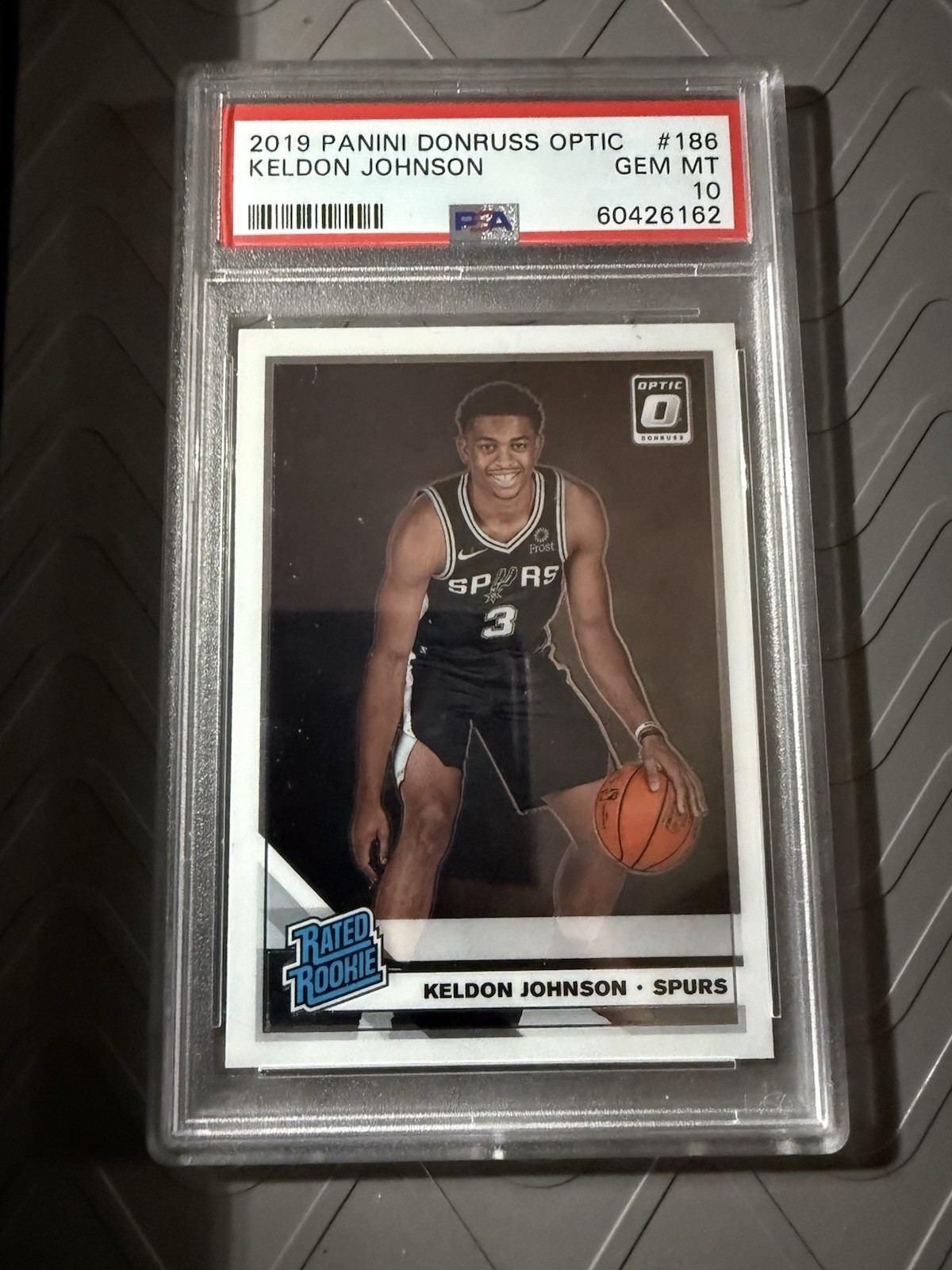 2019-20 Panini Donruss Optic - Rated Rookie Keldon Johnson #186 (RC)
