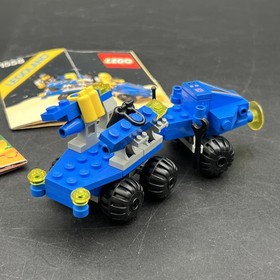 VINTAGE LEGO SPACE 1558 MOBILE COMMAND TRAILER PARTS COMPLETE w MANUAL