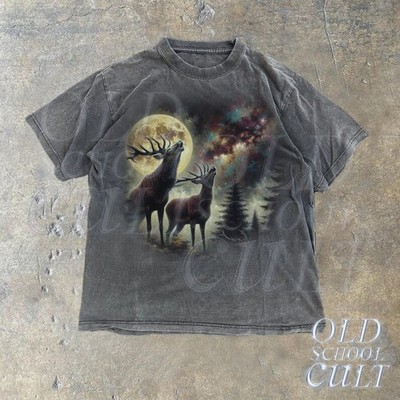 Two Deer Retro Vintage Comfort Tee