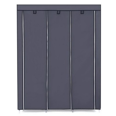 67'' Portable Closet Organizer Wardrobe Storage Organizer with 10 Shelves Quick 