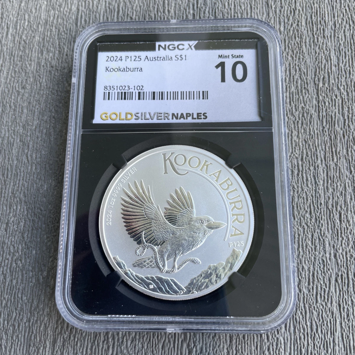 Australian Kookaburra NGC Grade MS 70 Silver Bullion Coins for