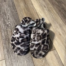 UGG Women  s Fluff Yeah Slides in Leopard Print