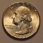 #1 Nicer Low Mintage 1947 D Washington Quarter