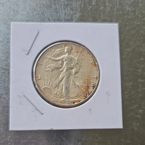 1945 Liberty Walking Half Dollar Silver Circulated 50C
