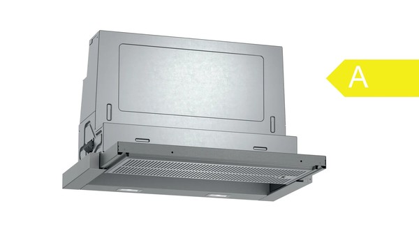 Neff D46ED52X1 Flachschirmhaube 60Cm Silber LED Einbau Dunstabzugshaube-image