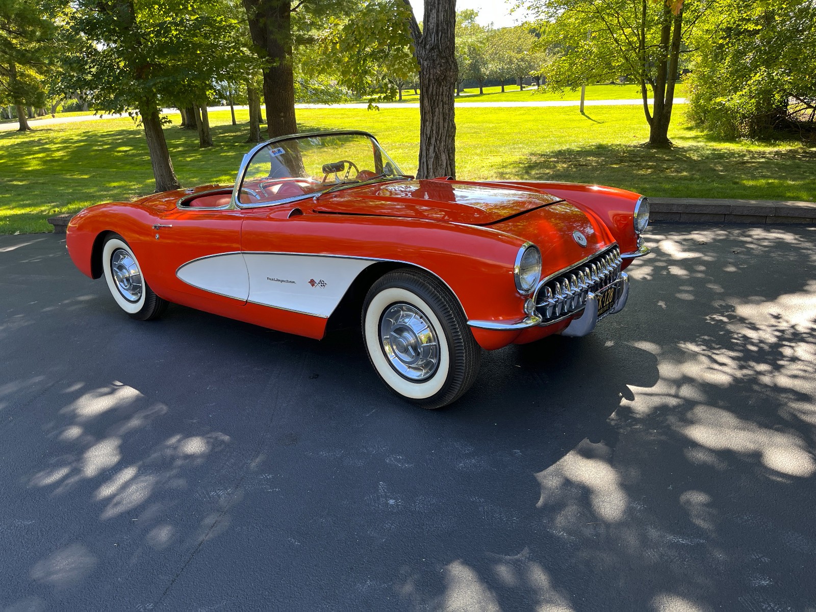 1957 Red Chevrolet Corvette   | C1 Corvette Photo 2