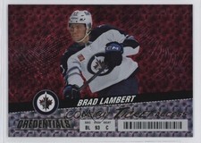 2024 Credentials Debut Ticket Access Horizontal Red /99 Brad Lambert #117 16f8