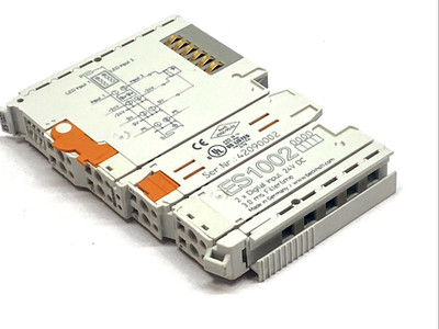 Beckhoff ES1002 EtherCAT 2 Channel Digital Input 24 VDC 3ms Pluggable I/O