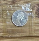 1965 CANADA .80 SILVER Sealed Cameo PROOF Quarter 25 CENTS