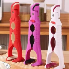 1*Silicone Handle Anti-hot Bowl Plate Clips 3in1 Hot Bowl Gripper Baking Cooking