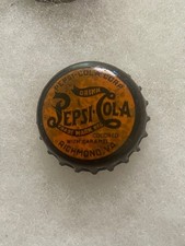 PEPSI-COLA--ORANGE---RICHMOND, VIRGINIA---TYPE ONE---1920s---SODA BOTTLE CAP