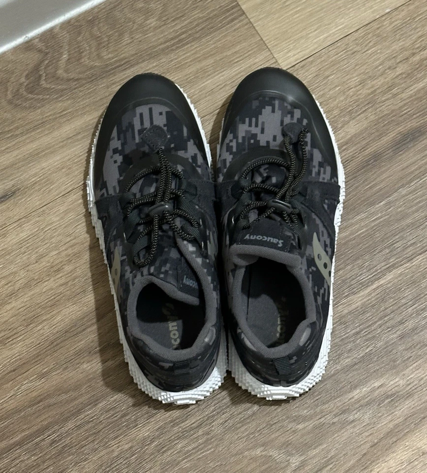 Saucony S-Voxel 9000, Camuflagem Cinza, Meninos Tamanho 5 - Imagem 4 de 4