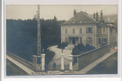 VOIRON: Fotokarte der Banque de France um 1910 - sehr guter Zustand
