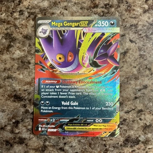 New ListingMega Gengar ex 125/217 Ascended Heroes Double Rare NM Pokemon TCG