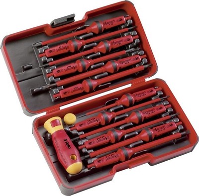 FELO E-Smart Box VDE Wechselklingen-Satz 13-tlg. Elektriker Werkzeugtasche