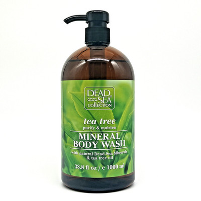 Dead Sea Collection Tea Tree Mineral Body Wash 33.8 oz Purifying Hydrating