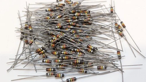 3.4oz Lot of Vtg 130K Ohm Carbon Comp Resistors ±10% NOS 1/2W Size Bulk Lot image 4