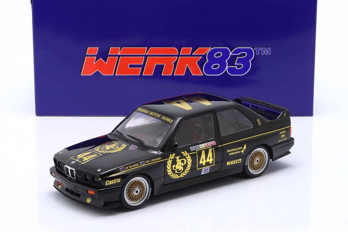 1/18  M3 (E30) バサースト 1987 優勝 JPS #44 WERK83 - 1:18 BMW M3 (E30) JPS No.44 Winner 1000km Bathurst Class