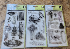 Inkadinkado Clear Stamps Lot of 3 Wedding Asian Christian Themes Sealed NEW