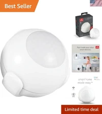 Wi-Fi Smart Motion Detector, No Hub Required, Battery Operated, White,50026