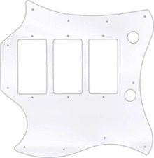 WD Custom Pickguard For Left Hand Gibson "Captain" Kirk Douglas Signature Roo...